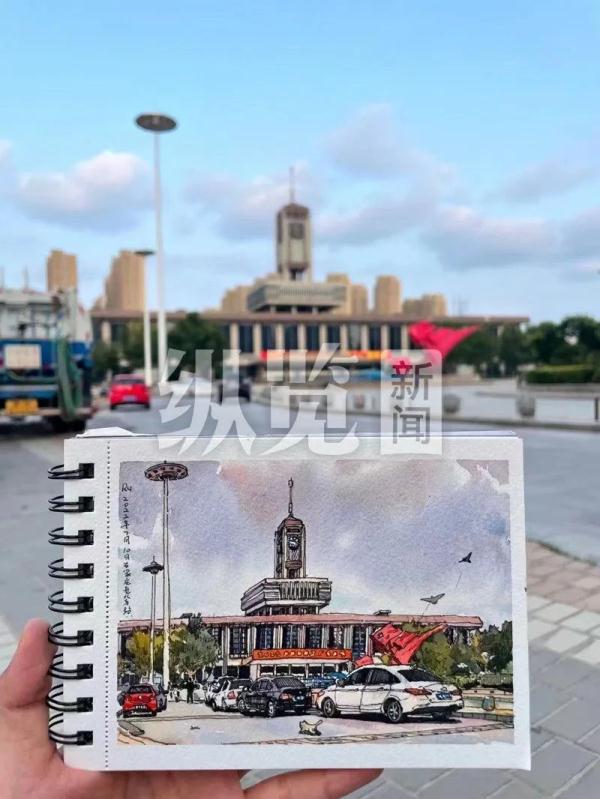 “打包一盒石家庄”！河北小伙用500幅画记录城市烟火气…