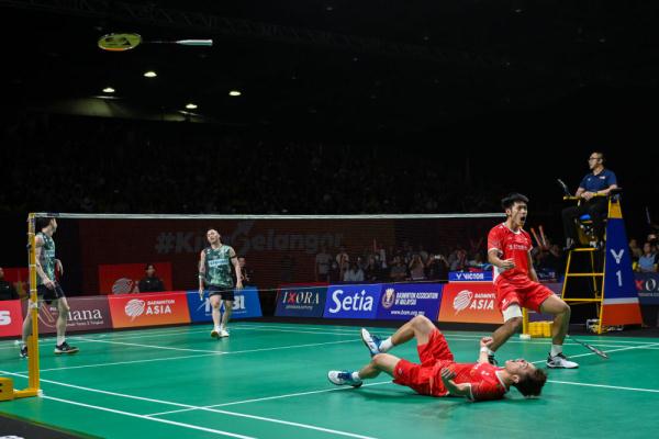 中国男队夺得亚洲羽毛球团体锦标赛冠军