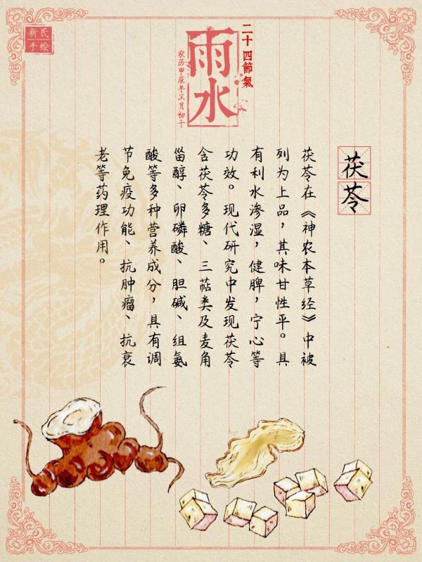 雨水 | 春雨淅淅沥沥，去寒湿之邪，用它绝绝子！