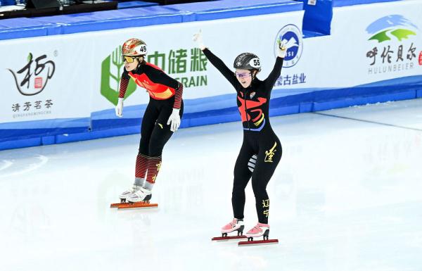 全冬会丨赵元微夺得短道速滑公开组女子1000米冠军