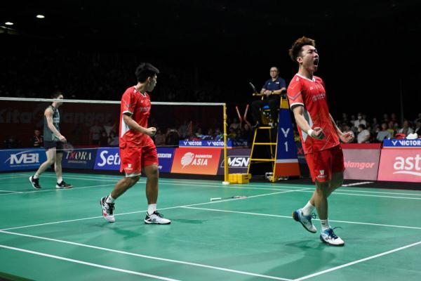 中国男队夺得亚洲羽毛球团体锦标赛冠军