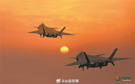 威武！歼20战机最新训练大片