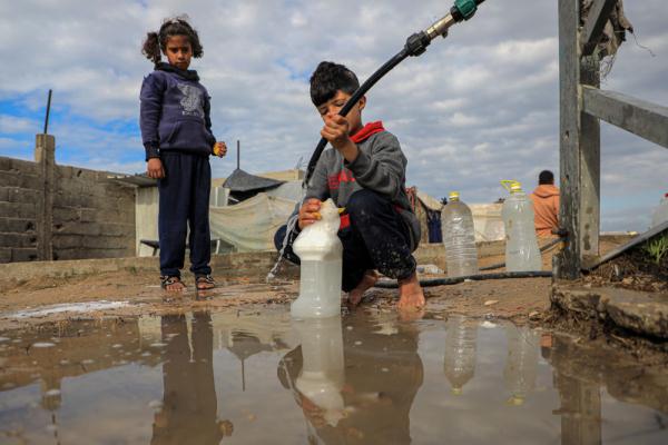 探访加沙地带拉法的临时营地