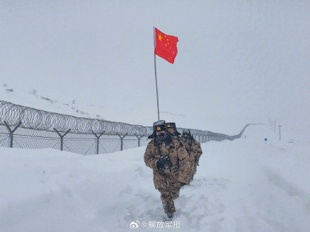 风雪巡逻！致敬！