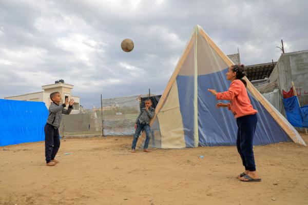 探访加沙地带拉法的临时营地