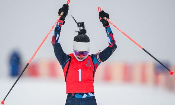 “十四冬”冬季两项:褚源蒙弹无虚发再夺金 “十四冬”冬季两项:褚源蒙弹无虚发再夺金