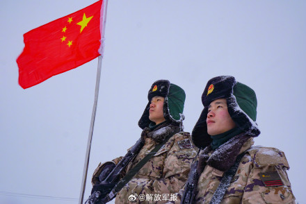 风雪巡逻！致敬！