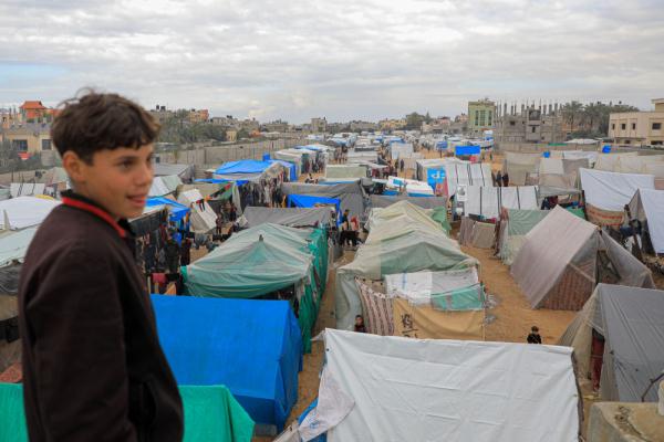 探访加沙地带拉法的临时营地