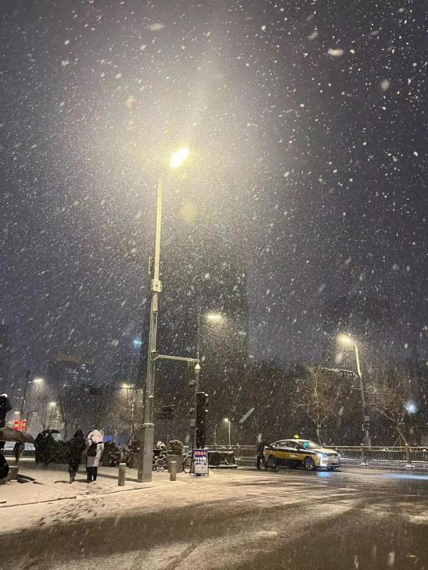 北京龙年的第一场雪，来了！