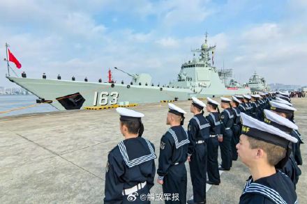 起航!海军第46批护航编队奔赴亚丁湾 起航!海军第46批护航编队奔赴亚丁湾