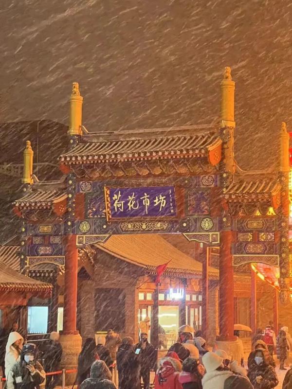 北京龙年的第一场雪，来了！