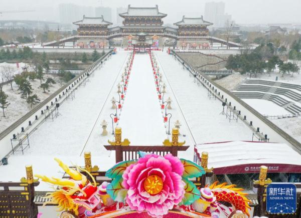 龙年春雪景色美 龙年春雪景色美