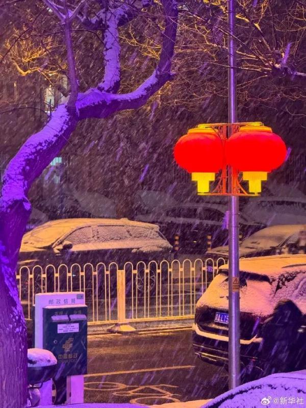 北京龙年的第一场雪，来了！