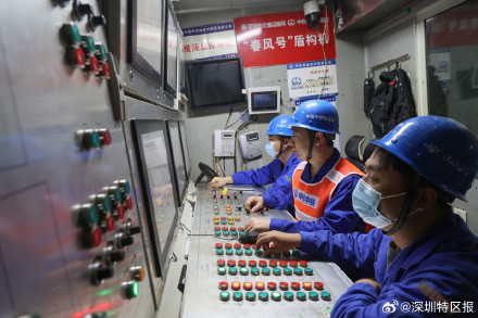 深圳春风隧道有望今年底建成通车 深圳春风隧道有望今年底建成通车