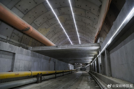 深圳春风隧道有望今年底建成通车 深圳春风隧道有望今年底建成通车