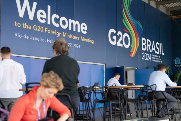 二十国集团外长会议在里约热内卢举行