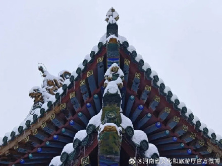 雪后少林寺禅意浓