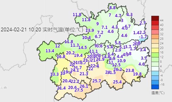 地势高处有冻雨!贵阳最低气温维持在-3至0℃ 地势高处有冻雨!贵阳最低气温维持在-3至0℃