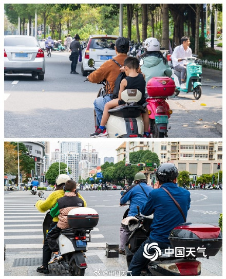 寒潮影响广西南宁 街头市民大“变装” 寒潮影响广西南宁 街头市民大“变装”