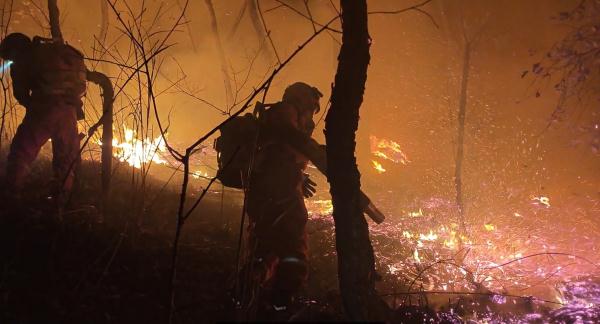 祝平安!云南300多名指战员增援扑救广西山火 祝平安!云南300多名指战员增援扑救广西山火