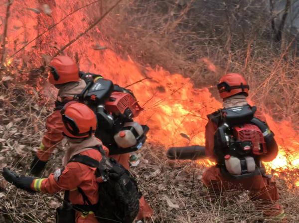 祝平安!云南300多名指战员增援扑救广西山火 祝平安!云南300多名指战员增援扑救广西山火