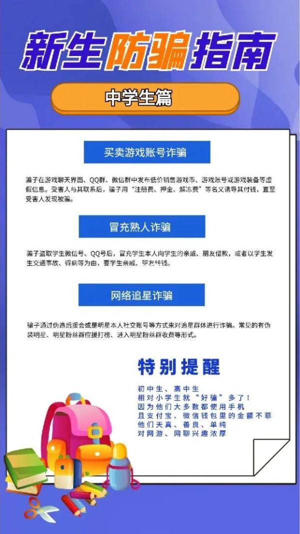 @所有学生,避坑!开学季的各种诈骗方式! @所有学生,避坑!开学季的各种诈骗方式!