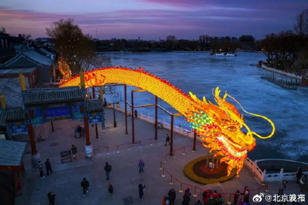 北京西城春节景观摆放至3月中下旬