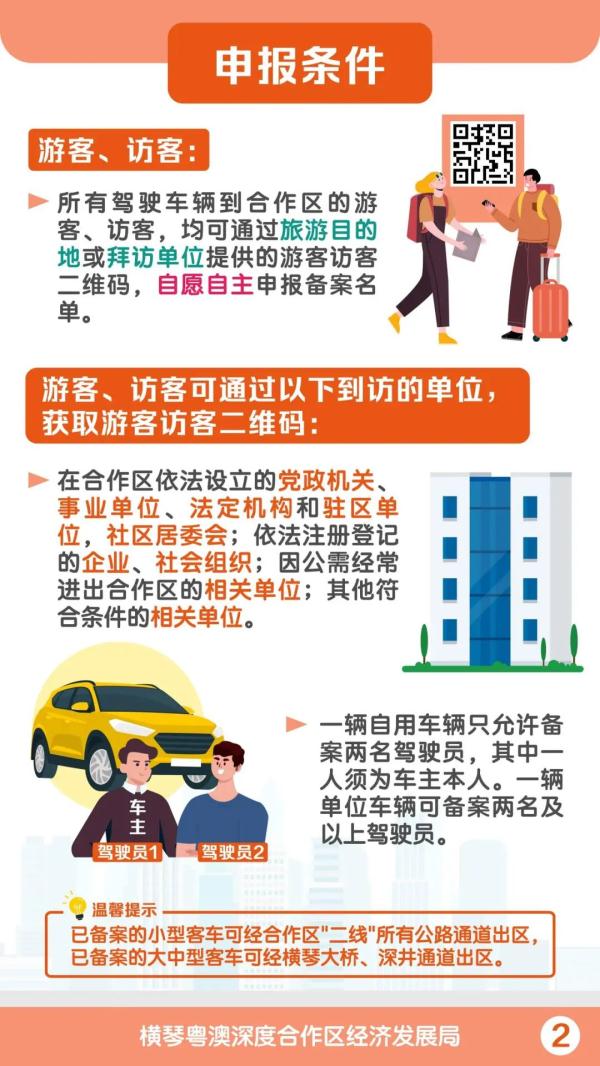 封关后，游客、访客这样出入横琴→