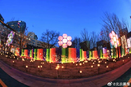 北京西城春节景观摆放至3月中下旬
