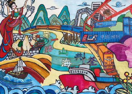 第三届“天宫画展”在中国空间站举办 &nbsp;神舟十七号航天员在轨展示介绍优秀作品