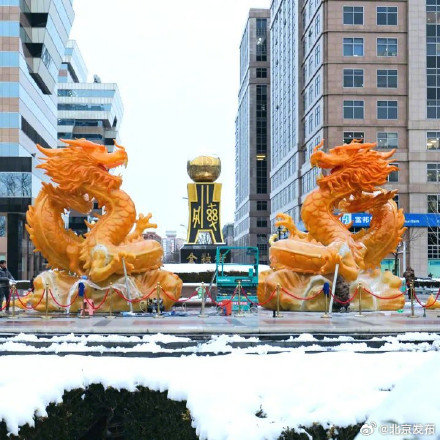 北京西城春节景观摆放至3月中下旬