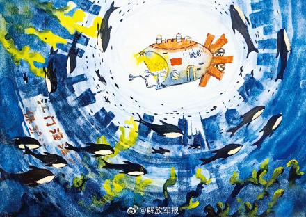 第三届“天宫画展”在中国空间站举办 &nbsp;神舟十七号航天员在轨展示介绍优秀作品