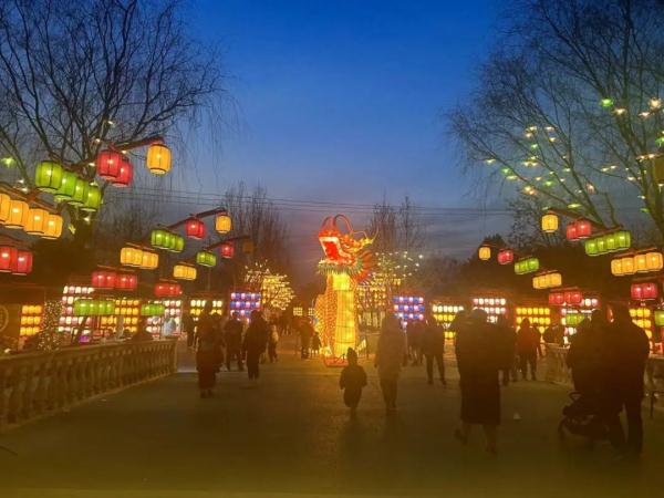 2024盏花灯！北京这里有座“青龙不夜城”