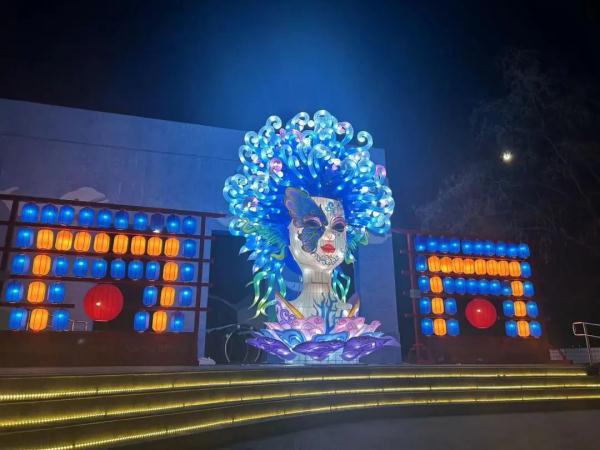 2024盏花灯！北京这里有座“青龙不夜城”