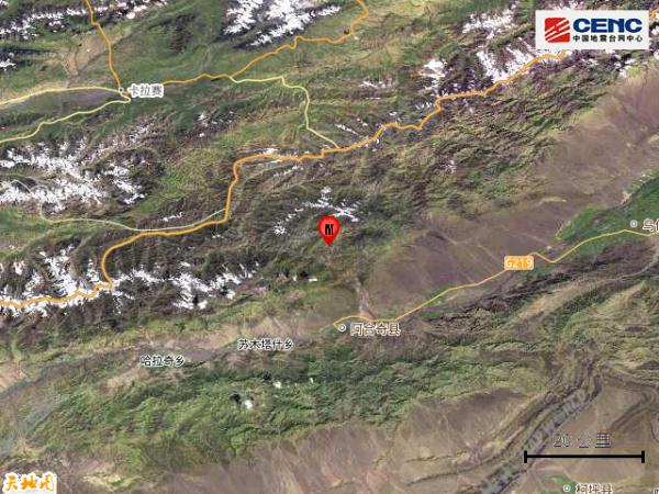 新疆阿合奇县发生5.8级地震 阿克苏喀什伊宁等地震感明显