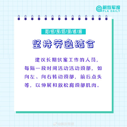 为关心的人转！7招助你远离颈椎病