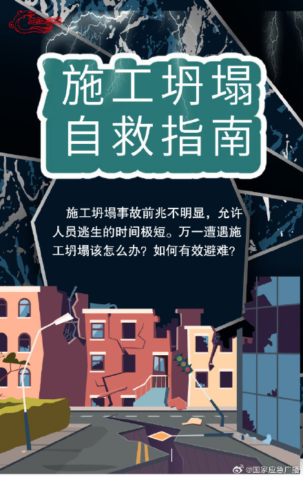 突发施工坍塌如何自救? 突发施工坍塌如何自救?