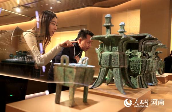 殷墟博物馆新馆正式对公众开放