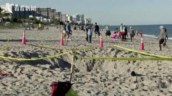 美国7岁女童海滩被"吞噬"!这种玩乐有危险,不是第一起意外了 美国7岁女童海滩被"吞噬"!这种玩乐有危险,不是第一起意外了