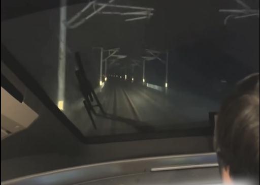 我在车座吃鸭脖，高铁司机在前面对“暗号”，网友：起步前不需要绕车一周吗？