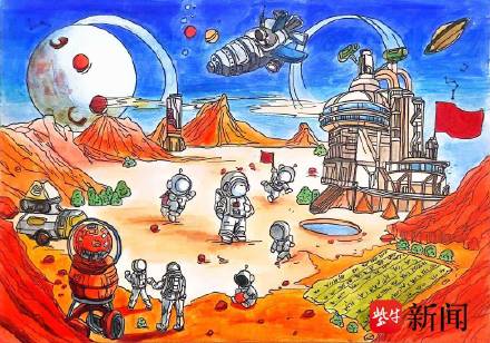 厉害啦！南京2位学子画作入选天宫画展