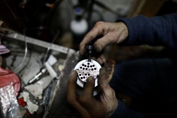 耶路撒冷老城的银器店