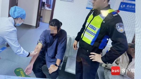 海口一司机醉驾发生事故后驾车离开现场，热心群众出手了……