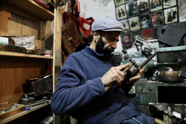 耶路撒冷老城的银器店