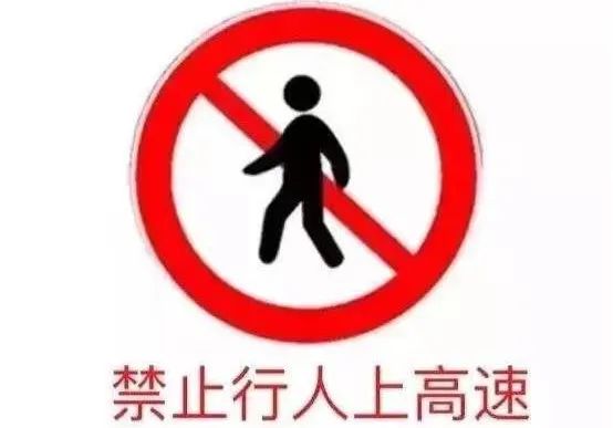 吓出一身冷汗！不知道行人上高速有多危险？