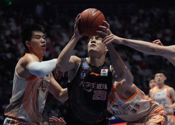 CBA全明星星锐赛:大学生队两战全胜 CBA全明星星锐赛:大学生队两战全胜
