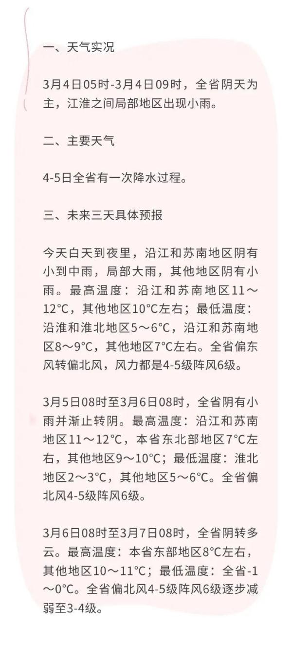 新一轮雨水来了！江苏气象最新发布！