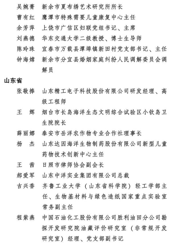 全国三八红旗集体名单转自/全国妇联宣传部