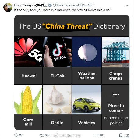 华春莹涉美言论获外国网友力挺
