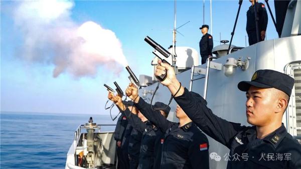 第45、46批护航编队，亚丁湾分航！